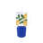 Glass Tumbler With Straw, Lemons