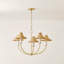 Lustre 5 lumières en rotin 30,25 po Twila