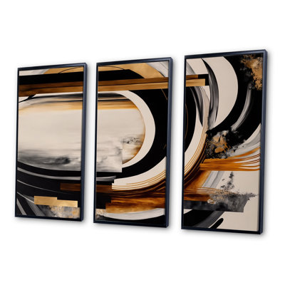 Gold Touch Art Deco IV - 3 pièces