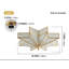 Plafonnier encastré Gold Star