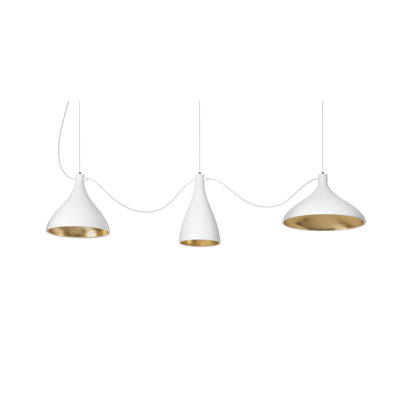 Swell Dimmable 3-Light Pendant