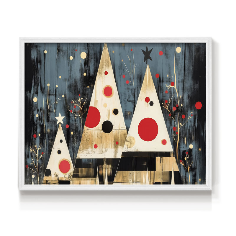 «Chirstmas Art» - DCCL XXII - Reproduction encadrée - Restickable, H 22 po x l 28 po, Blanc