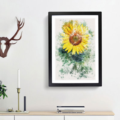 The Sunflower - Single Picture Frame Print on MDF