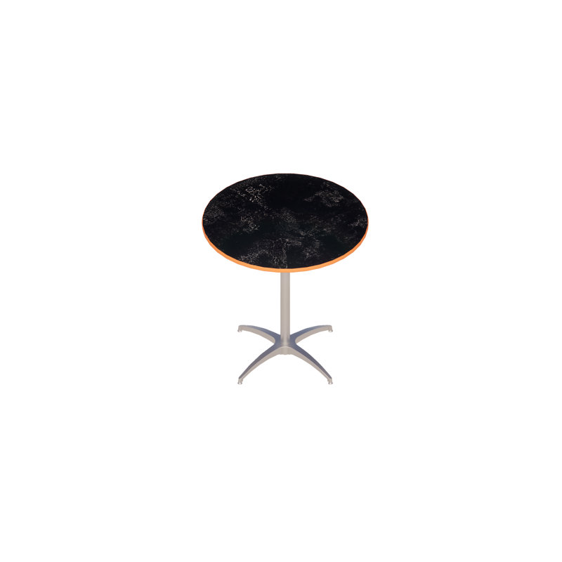 Social Table - Aluminum Base - Round, 30'' H x 30" L x 30'' W