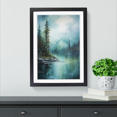 Lake Abstract - Framed Print