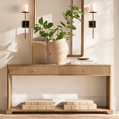 Console en bois de style américain