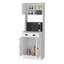 Palmer 2-Door Cabinet Microwave Kitchen Pantry