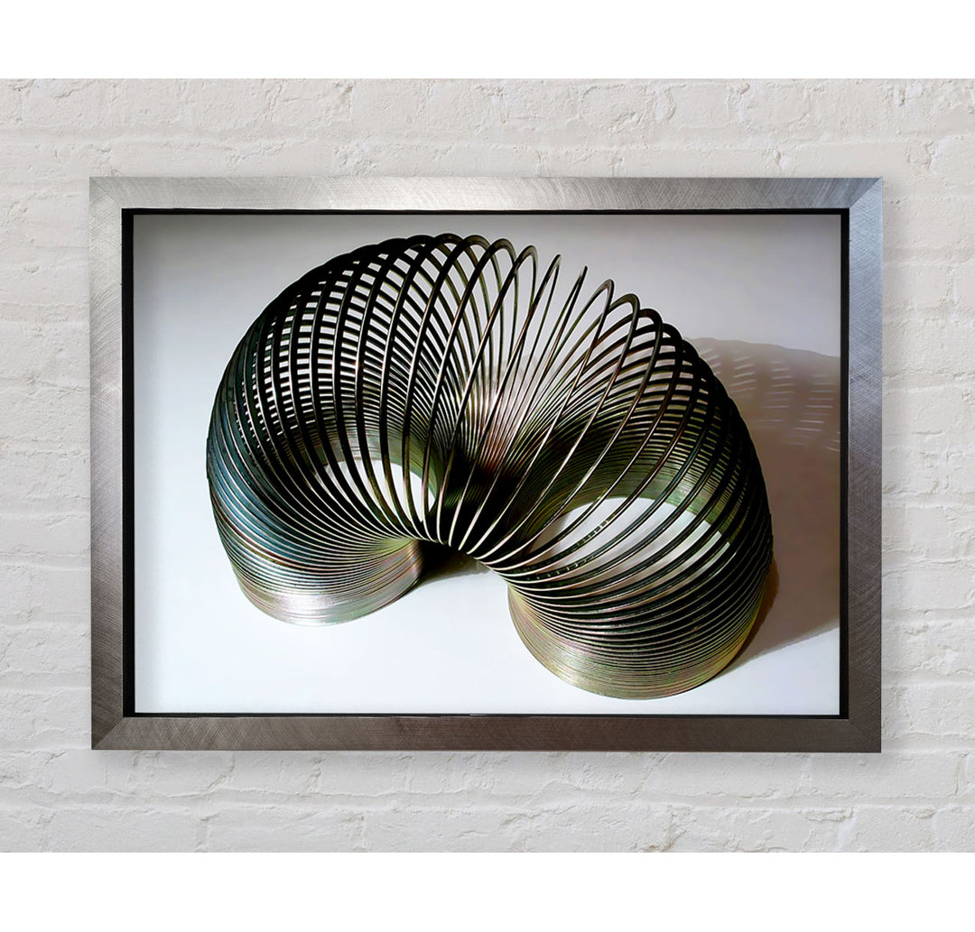 Slinky Gerahmter Druck Wandkunst