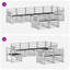 306cm Wide Patio Sectional Set
