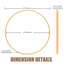Miroir mural rond en aluminium Bhage-715288485-747923988