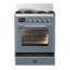 Majestic III Series 30 Inch Dual Fuel Range with 5 Sealed Burners in Emerald Green (Natural Gas, Burnished Trim)-1045611443-1045611451-1045611453