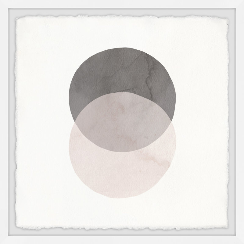 Transparent Circles by Diana Alcala - Single Picture Frame Painting, 41 cm H x 41 cm W