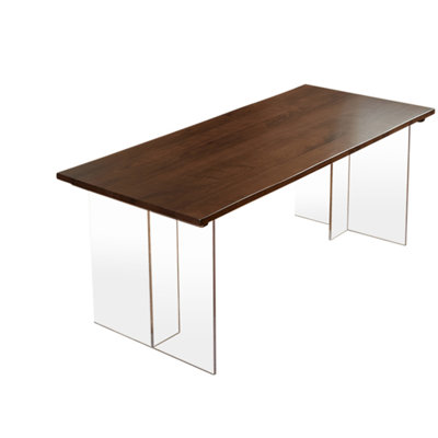 Lorelie Walnut Solid Wood Dining Table