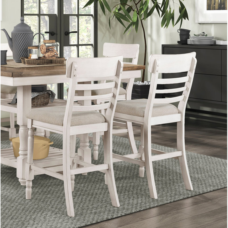 Chaises d'appoint blanches antiques