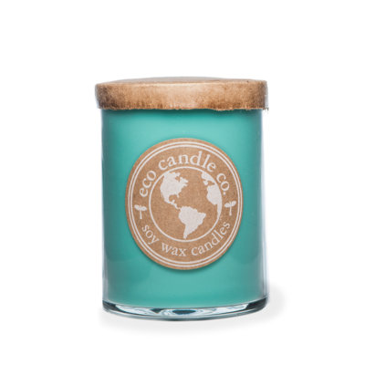 Scented Jar Candle with Glass Holder