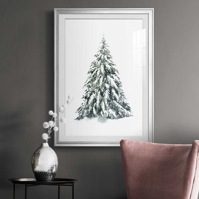 Épinette bleue I, reproduction encadrée de qualité supérieure - prête à être accrochée, H 36,5 po x l 26,5 po x P 1 po