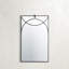 Swan Rectangle Metal Wall Mirror-1594379496