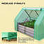 Raised Garden Bed,Mini Greenhouse,2-In-1 Raised Planter Greenhouse