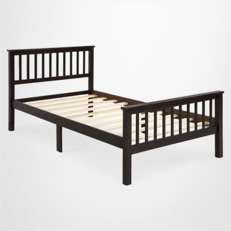 Garrettsville Slat Bed, Espresso