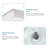 21"L x 14"W White Ceramic Rectangular Undermount Bathroom Sink with Overflow-125359762-125359767
