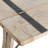 Eugley Extendable Acacia Solid Wood Top Dining Table