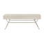 1PC Entryway Bench; Champagne Finish