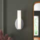 Delphine Single Light Glass Steel Dimmable LED Flush Mounted Sconce