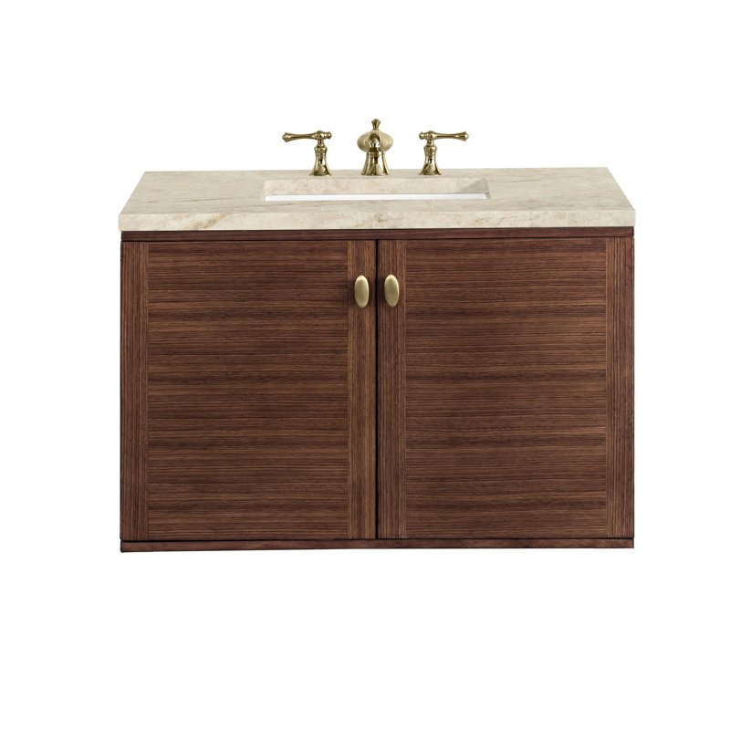 Amberly Single Vanity, 36", Tajnar Eclos, 8" Widespread