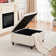 Aimee-Lea Upholstered Ottoman