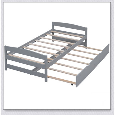 Platform Bed With Trundle