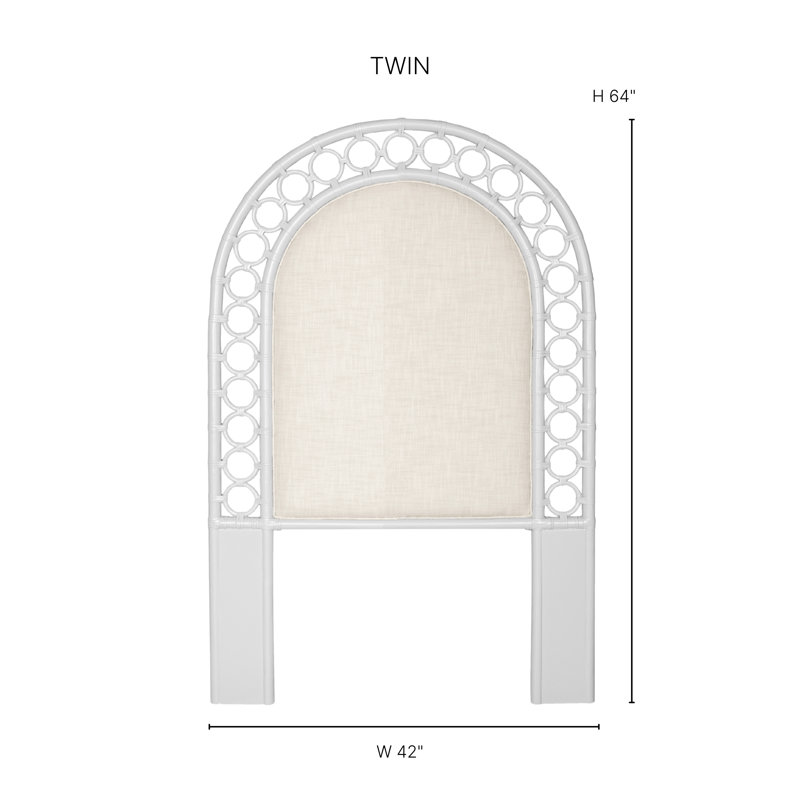 Solana Headboard, Twin, Turquoise