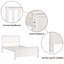 Lit plateforme simple en bois-118546437
