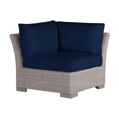 Club Woven Patio Lounge Chair with Cushions