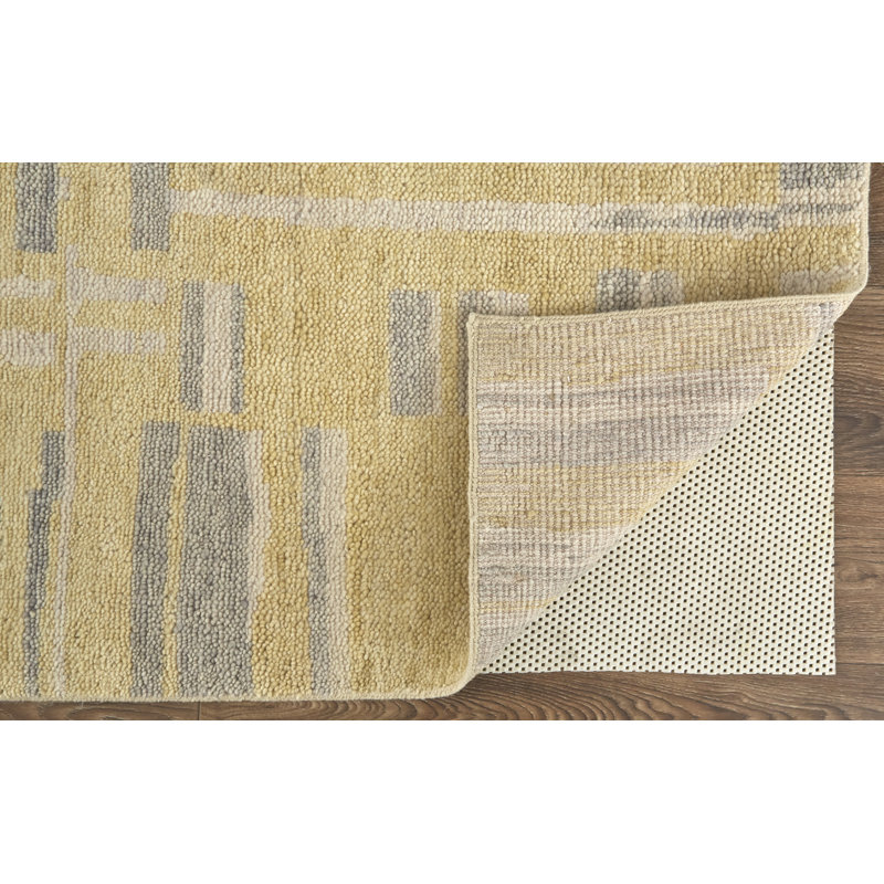 Thom Filicia Hand Knotted Wool Abstract Area Rug, Rectangle 9'6" x 13'6"