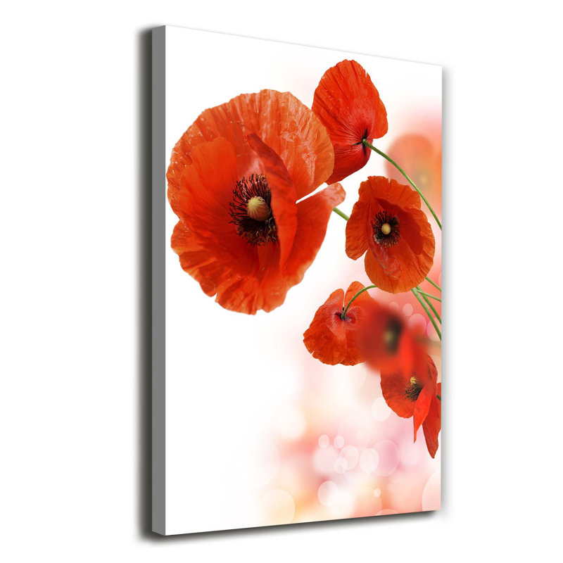 Poppy Field - Wrapped Canvas Print