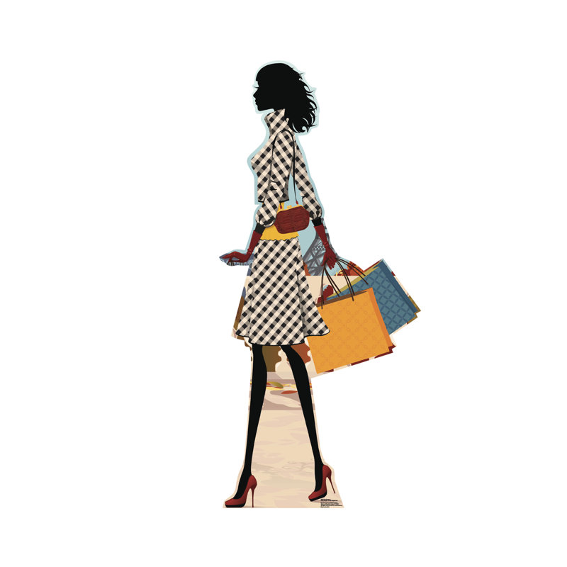 Paris 66'' Cardboard Standup