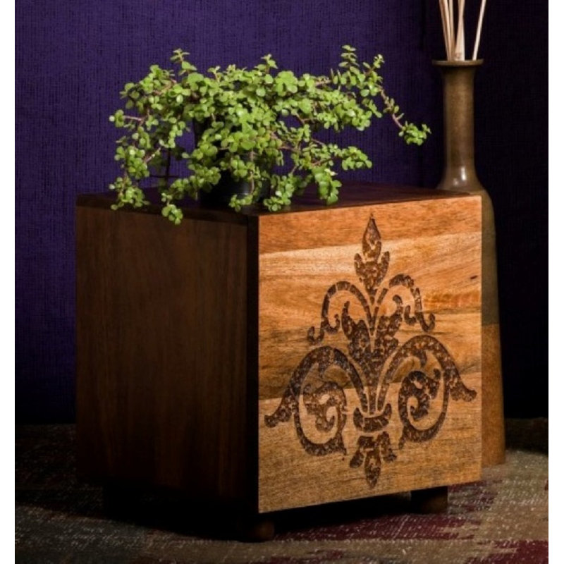 Dhyana Solid Wood End Table