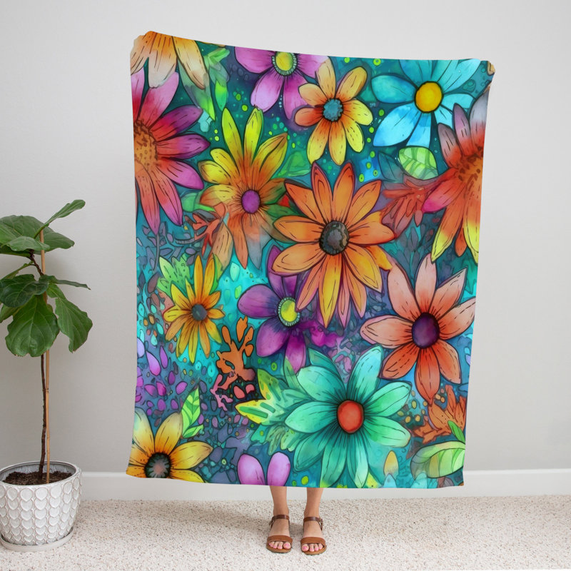 Throw Blanket, 80" L x 68" W