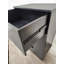 Commode noire à quatre tiroirs Oliver