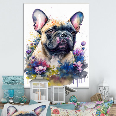 Mignon art floral français I - peinture sur toile