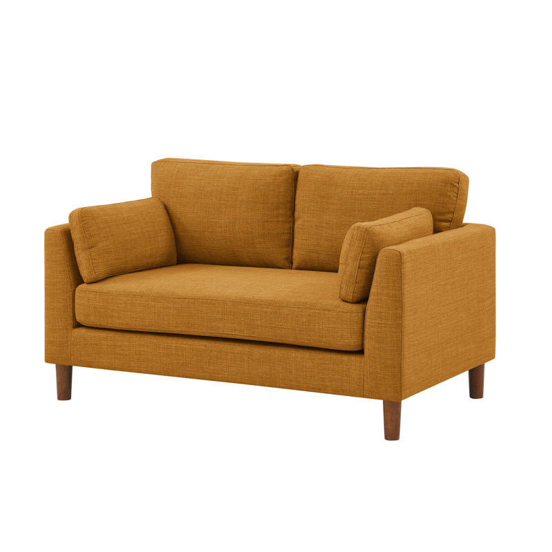 57'' Upholstered Loveseat With Solid Legs