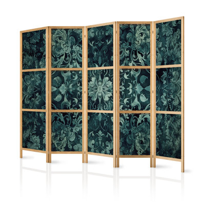 171cm H Solid Wood Folding Room Divider