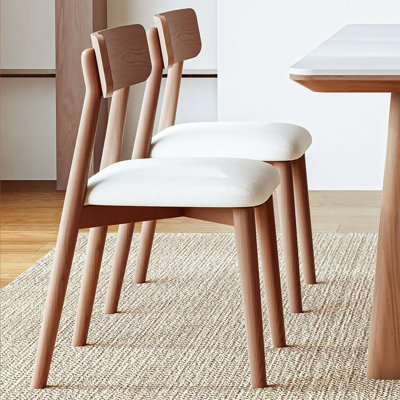 Table en noyer fritté