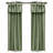 Recycled Cotton Blend Ruffle Tie-Top Curtain Pair-1504319491-1504319492