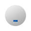 Hugo Miroir DEL Intelligent Rond 24 po avec Interface Écran Tactile et Haut-Parleurs Bluetooth - Miroir à Éclairage de Bordure Givrée Circulaire avec Lueur 360 Degrés, Anti-Buée Automatique et Affichage Numérique