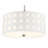 3 - Light Dimmable Drum Chandelier