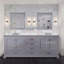 Meuble-lavabo double 80 po x P 22 po-1132812549