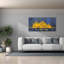 «Pittsburgh Skyline Licence Art» par Design Turnpike-197288029