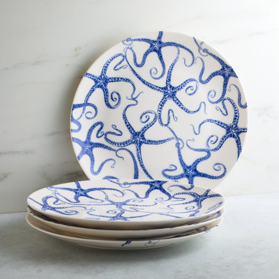 Starfish Handmade Porcelain Dinner Plate