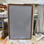 Miroir mural polyvalent en aluminium et noyer